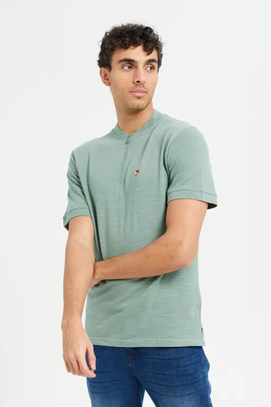 Men Green Polo Shirt sold by Redtag