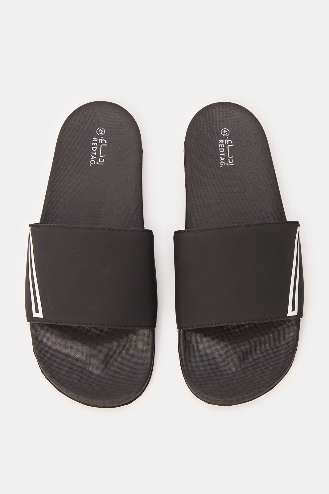 Men Black Extra Comfort Slides sold by Redtag product image thumbnail 2