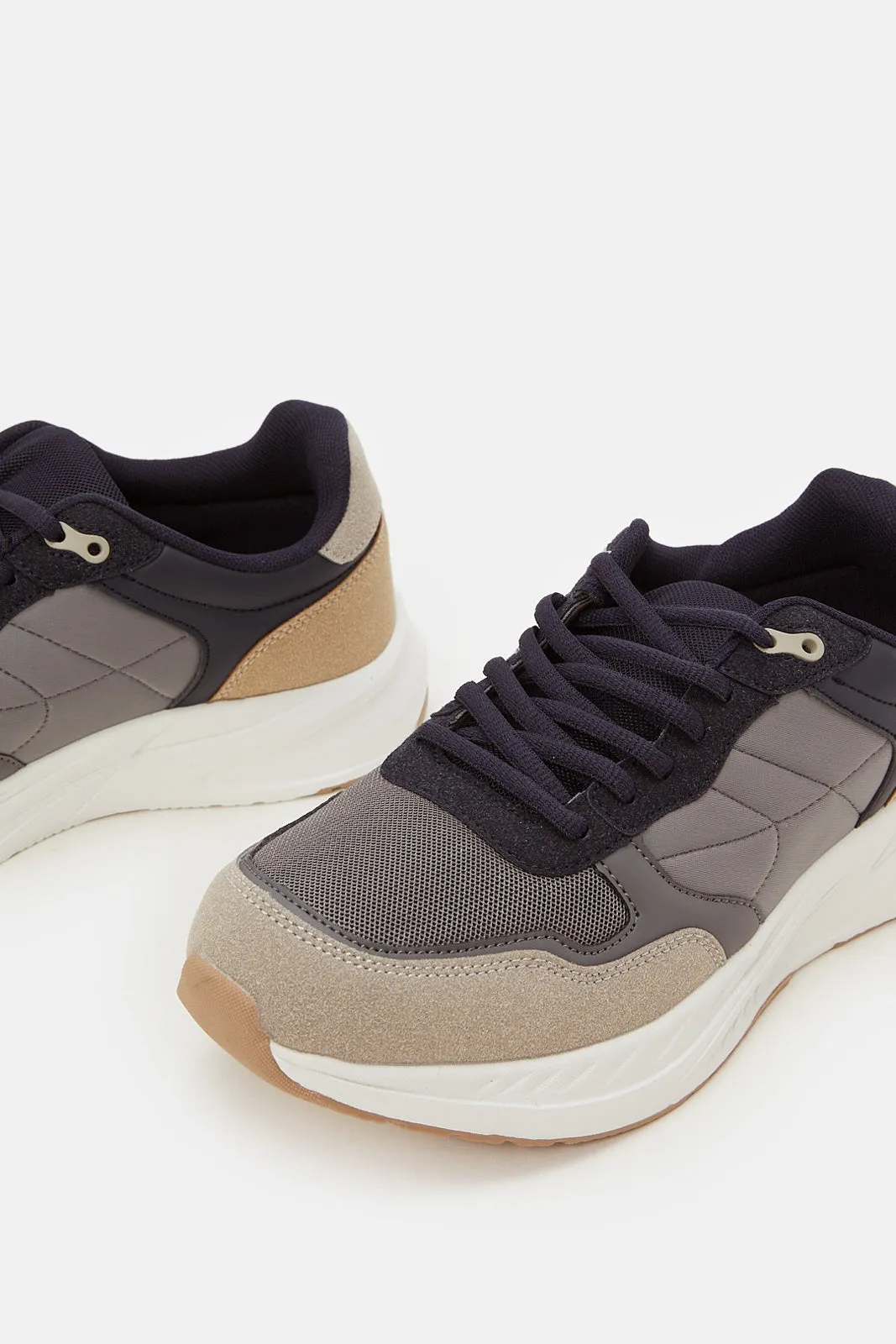 Men Multicolour Colour Block Chunky Trainer sold by Redtag product image thumbnail 3