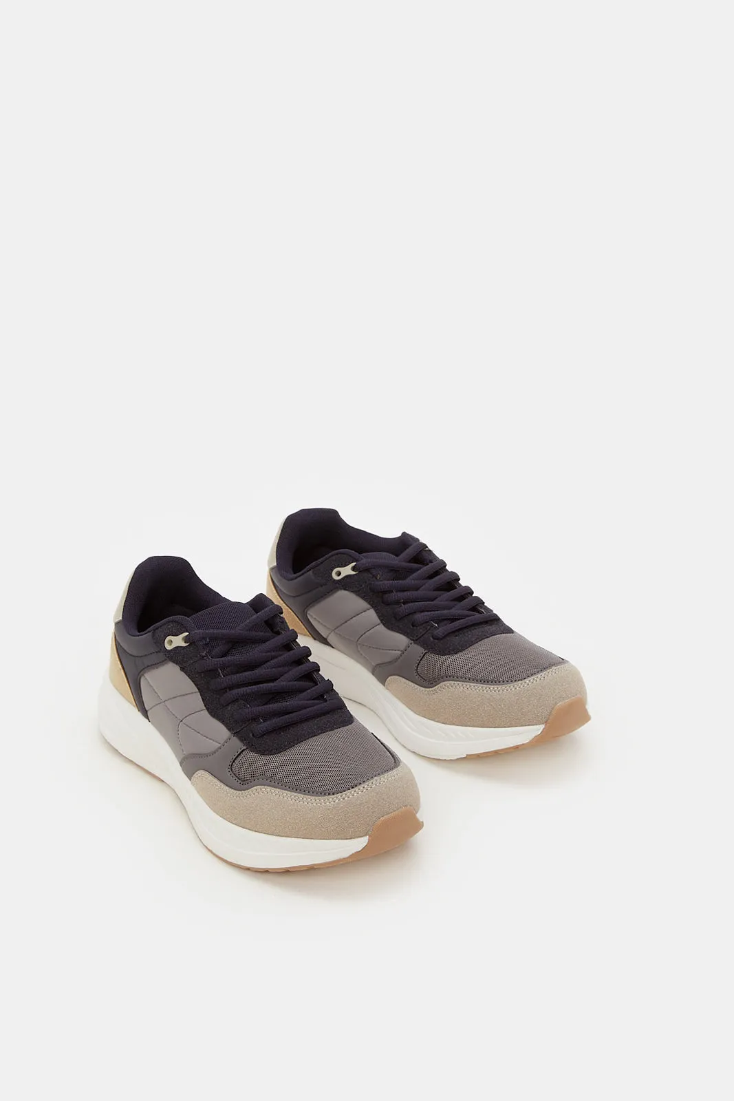 Men Multicolour Colour Block Chunky Trainer sold by Redtag product image thumbnail 2