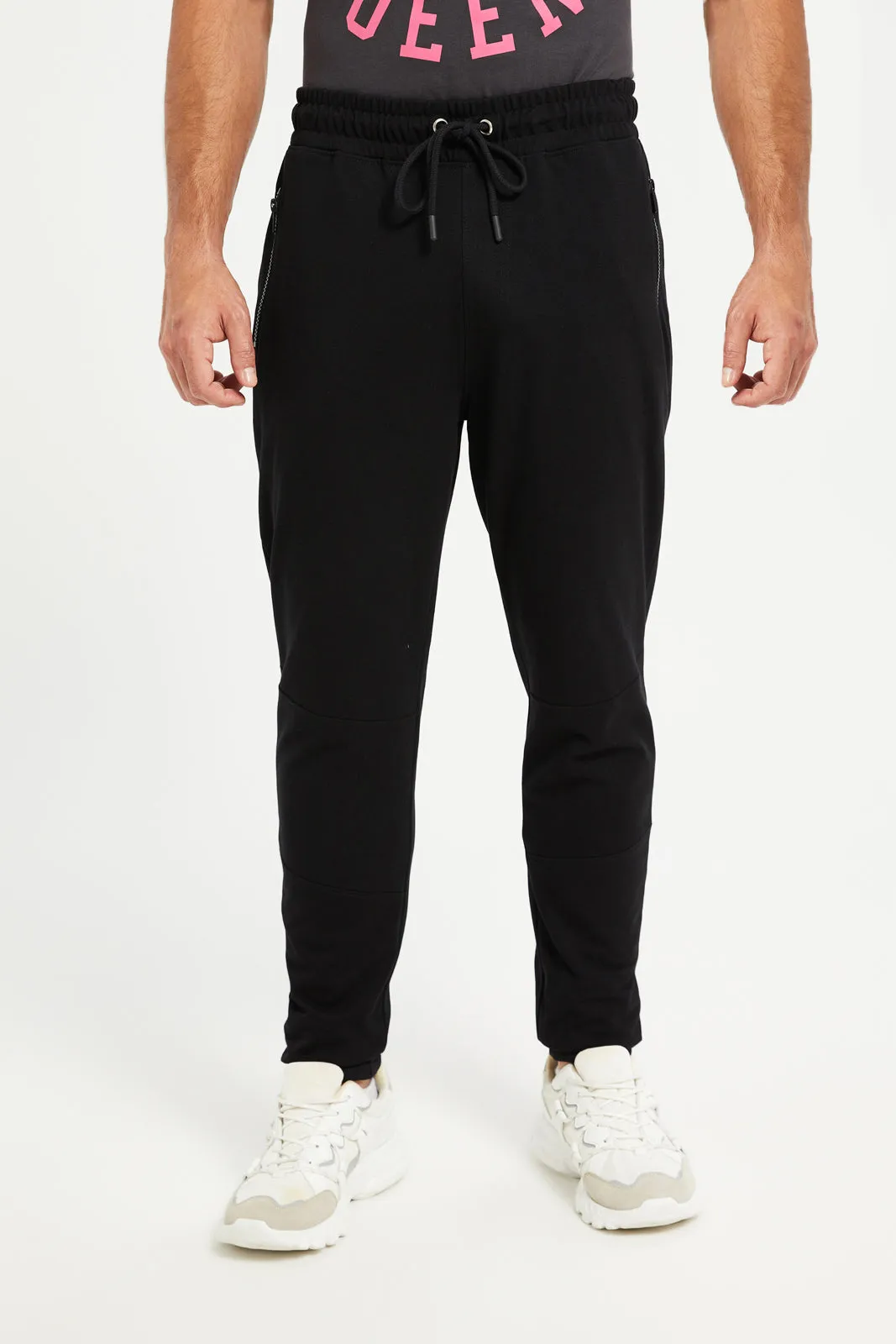 Men Black Jogger Pants sold by Redtag