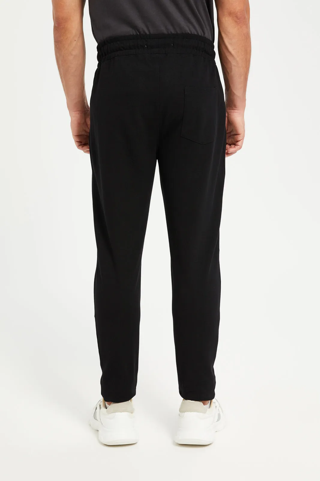 Men Black Jogger Pants sold by Redtag product image thumbnail 3