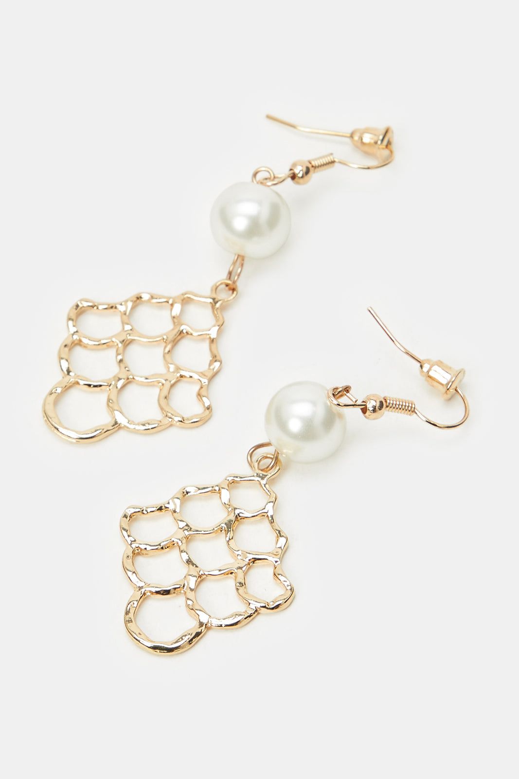 Women Gold Embellished Necklace And Earrings Set (2 Piece) sold by Redtag product image thumbnail 4