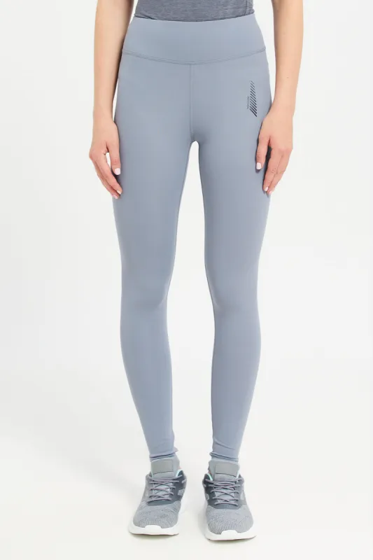 Women Grey Performance Active Pants sold by Redtag