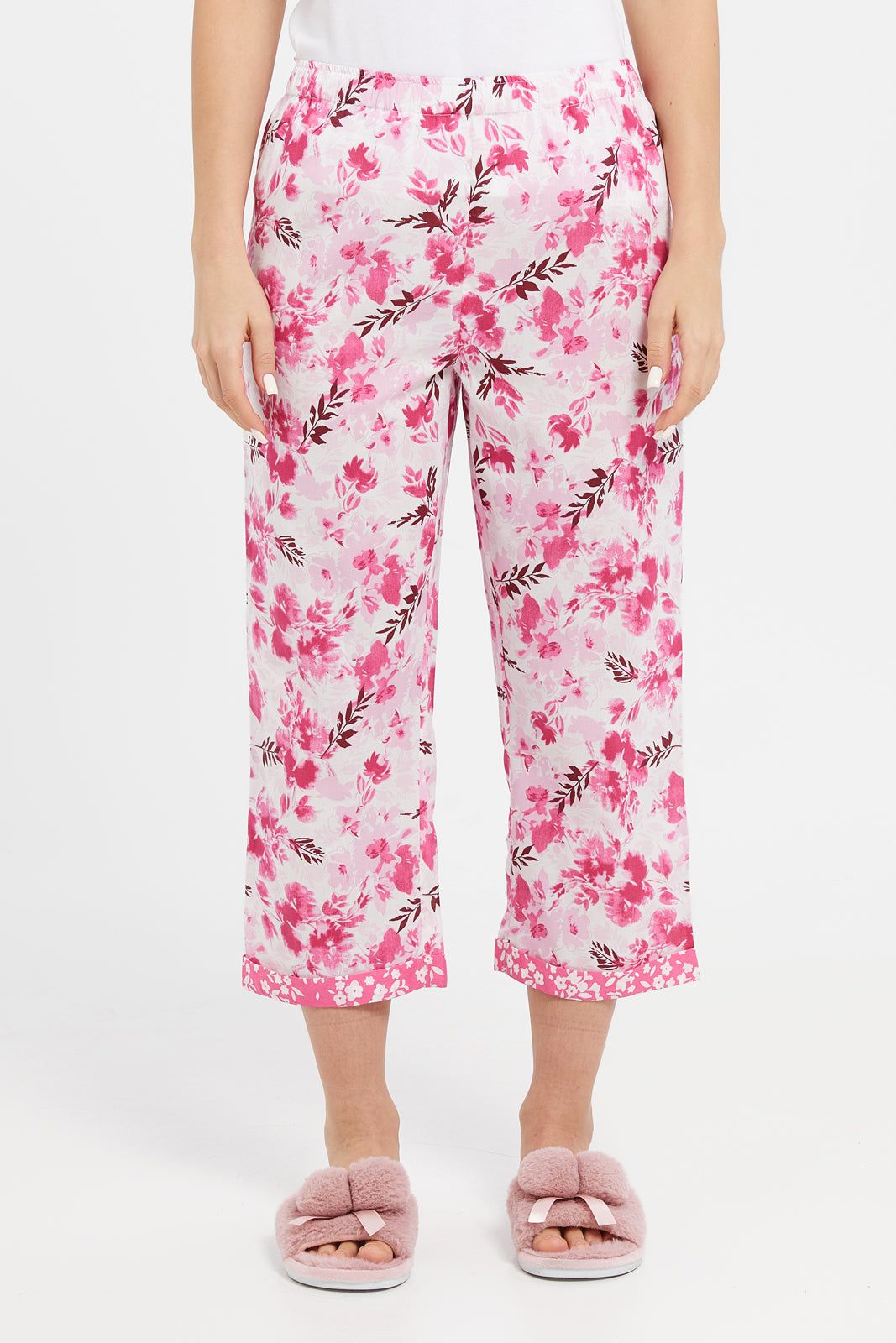 Women Pink Printed Pyjama Set (2 Piece) sold by Redtag product image thumbnail 3