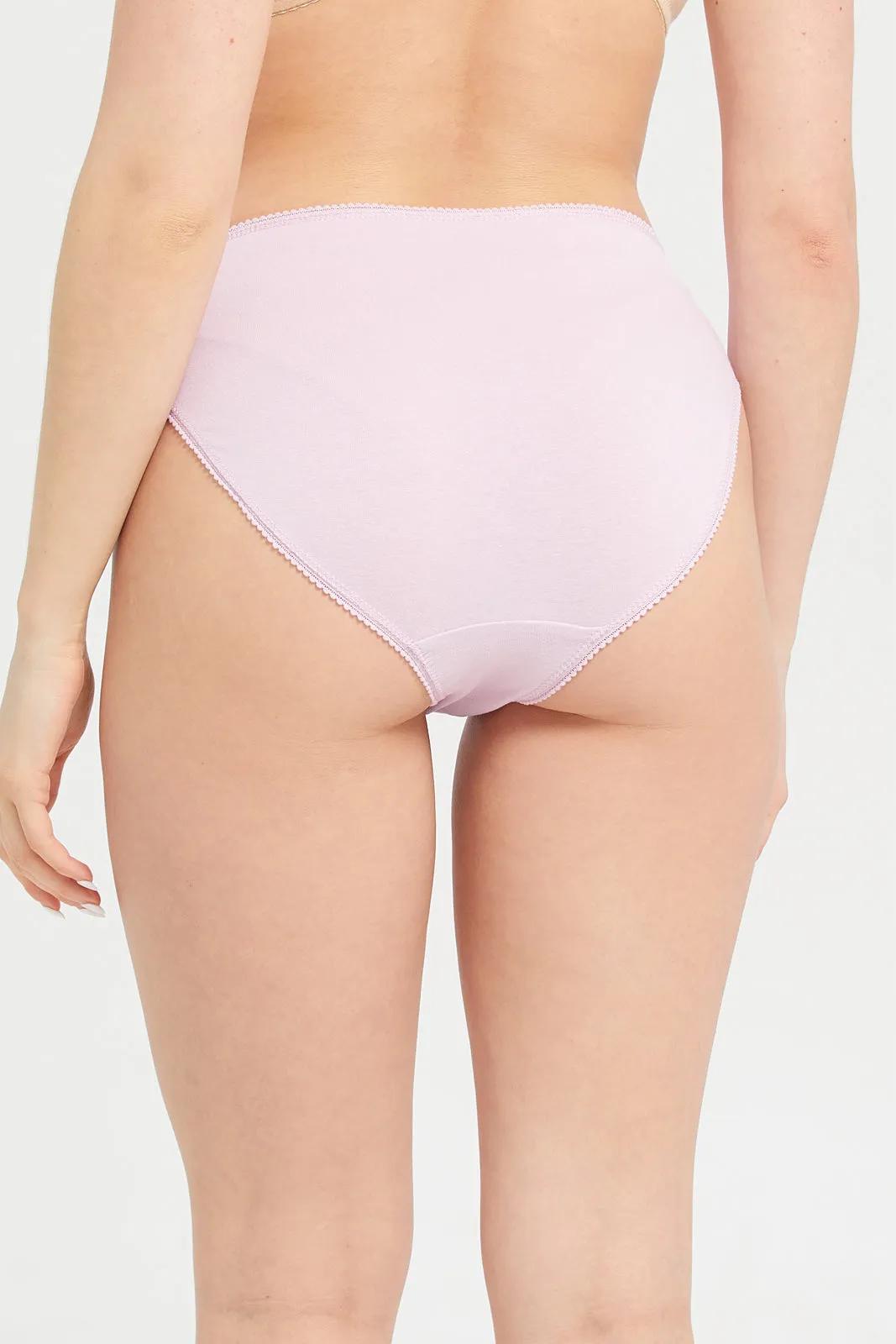 Women Assorted Hi-Leg Brief Set (Pack of 5) sold by Redtag product image thumbnail 5