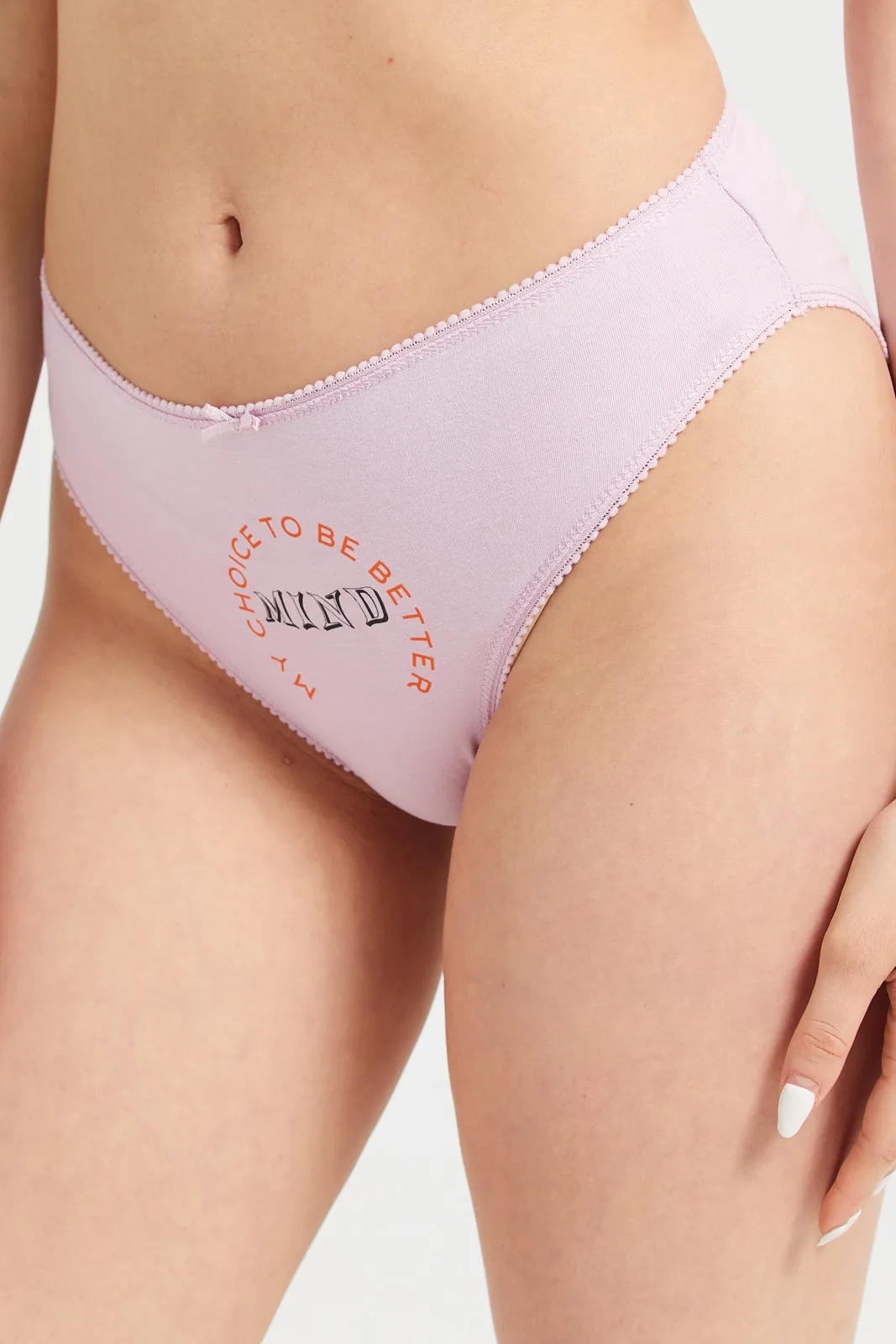 Women Assorted Hi-Leg Brief Set (Pack of 5) sold by Redtag product image thumbnail 4