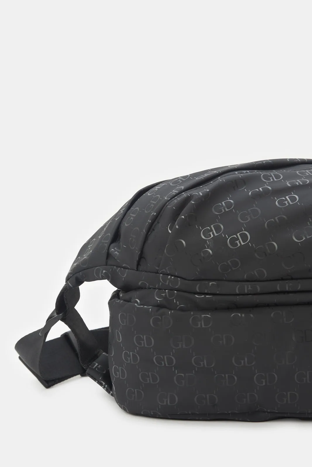 Men Black Printed Sling Bag sold by Redtag product image thumbnail 3