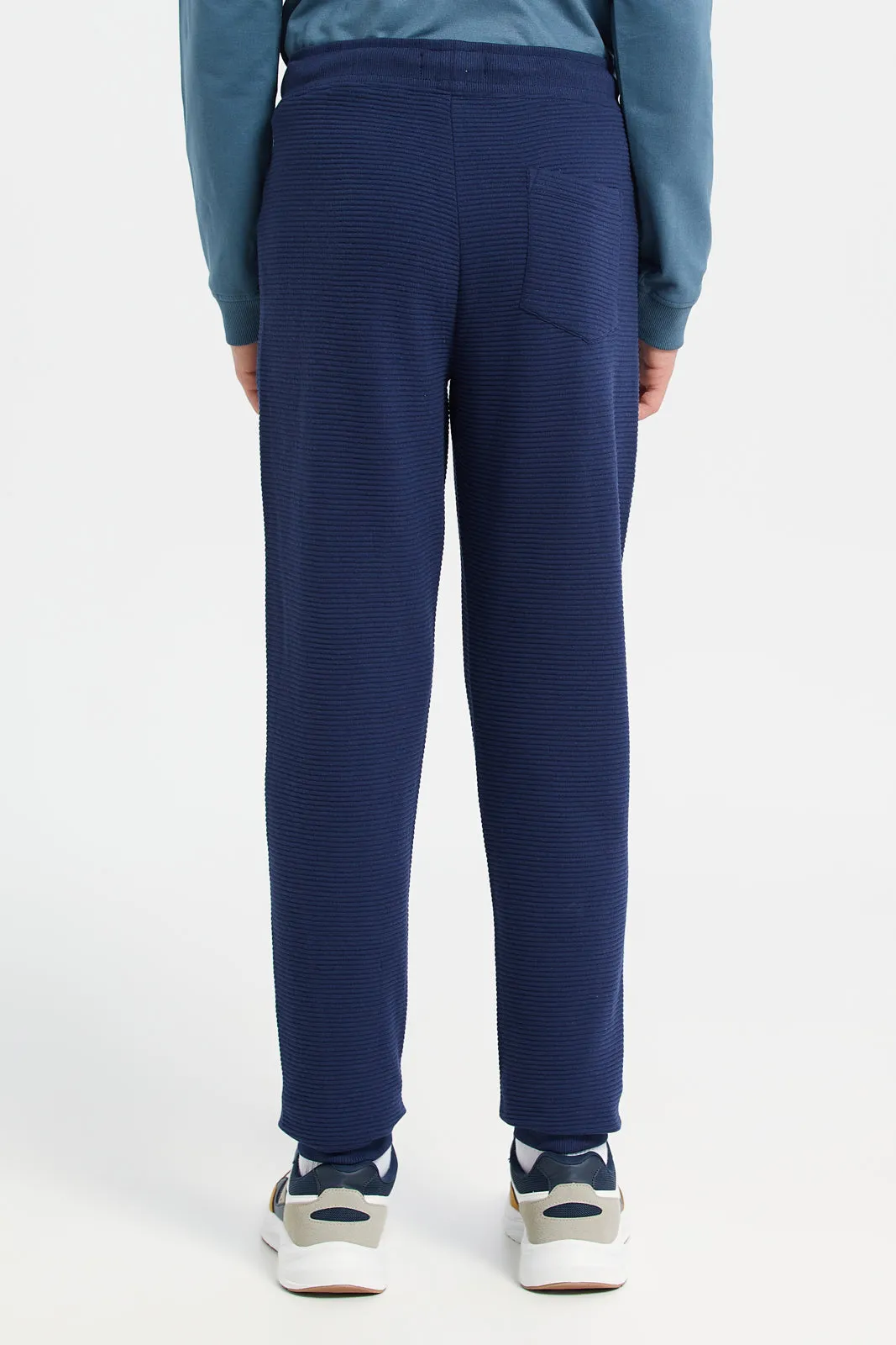 Navy Ottoman Table Active Pants sold by Redtag product image thumbnail 3