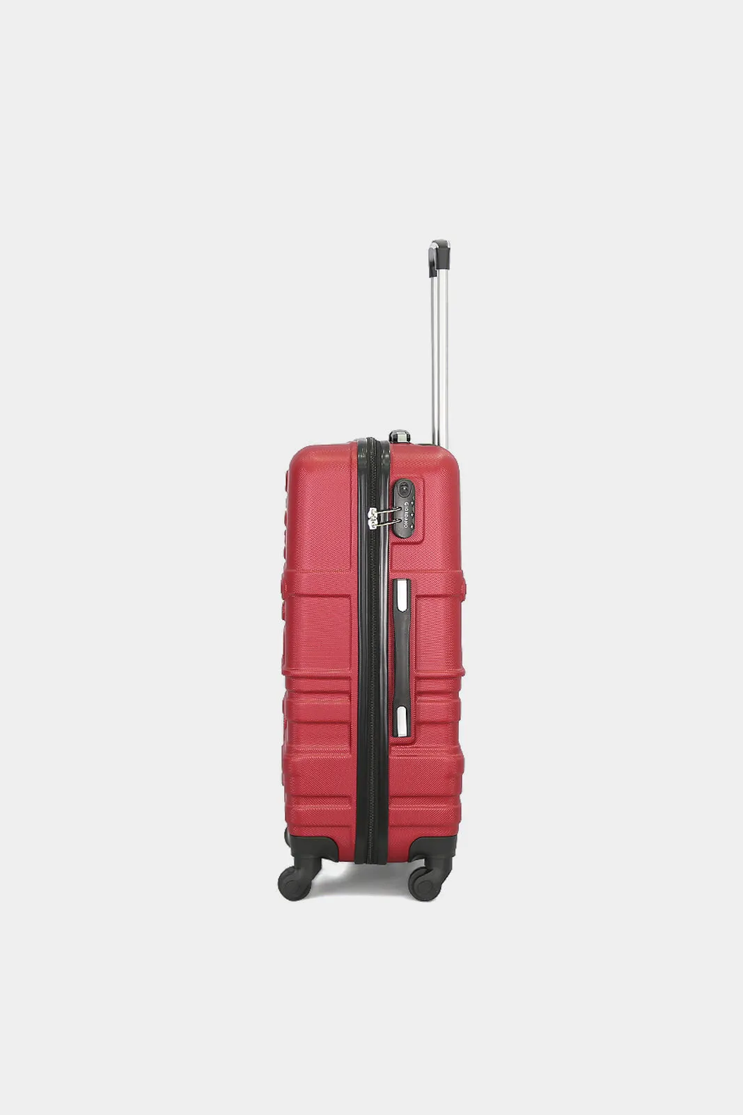 Red Textured 3 Piece Trolley Set With Tsa Lock (20,24,28 Inch) sold by Redtag product image thumbnail 3