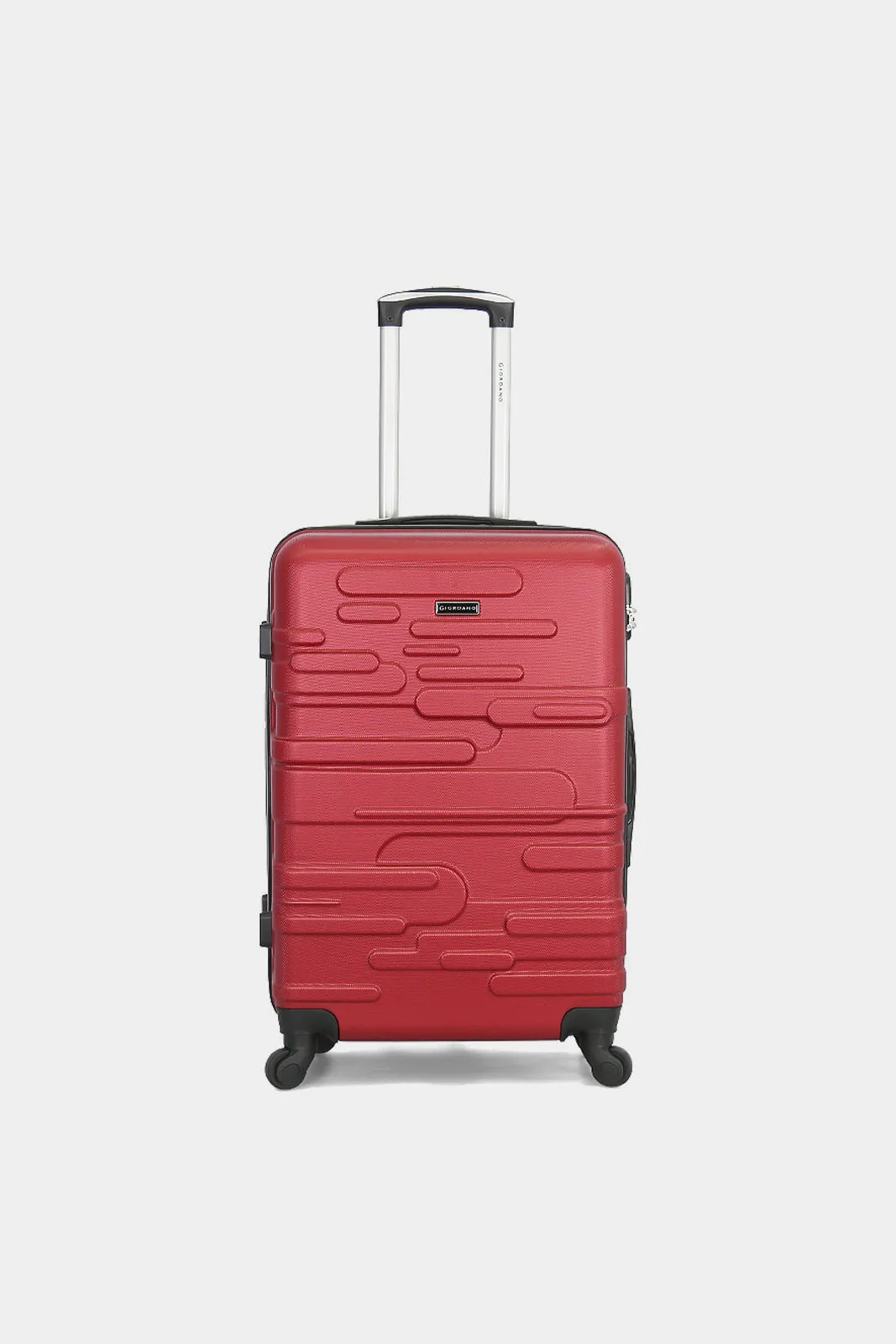 Red Textured 3 Piece Trolley Set With Tsa Lock (20,24,28 Inch) sold by Redtag product image thumbnail 2