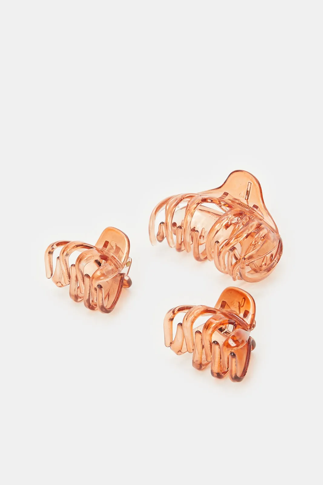 Women Brown Hair Clip Set (Pack of 3) sold by Redtag