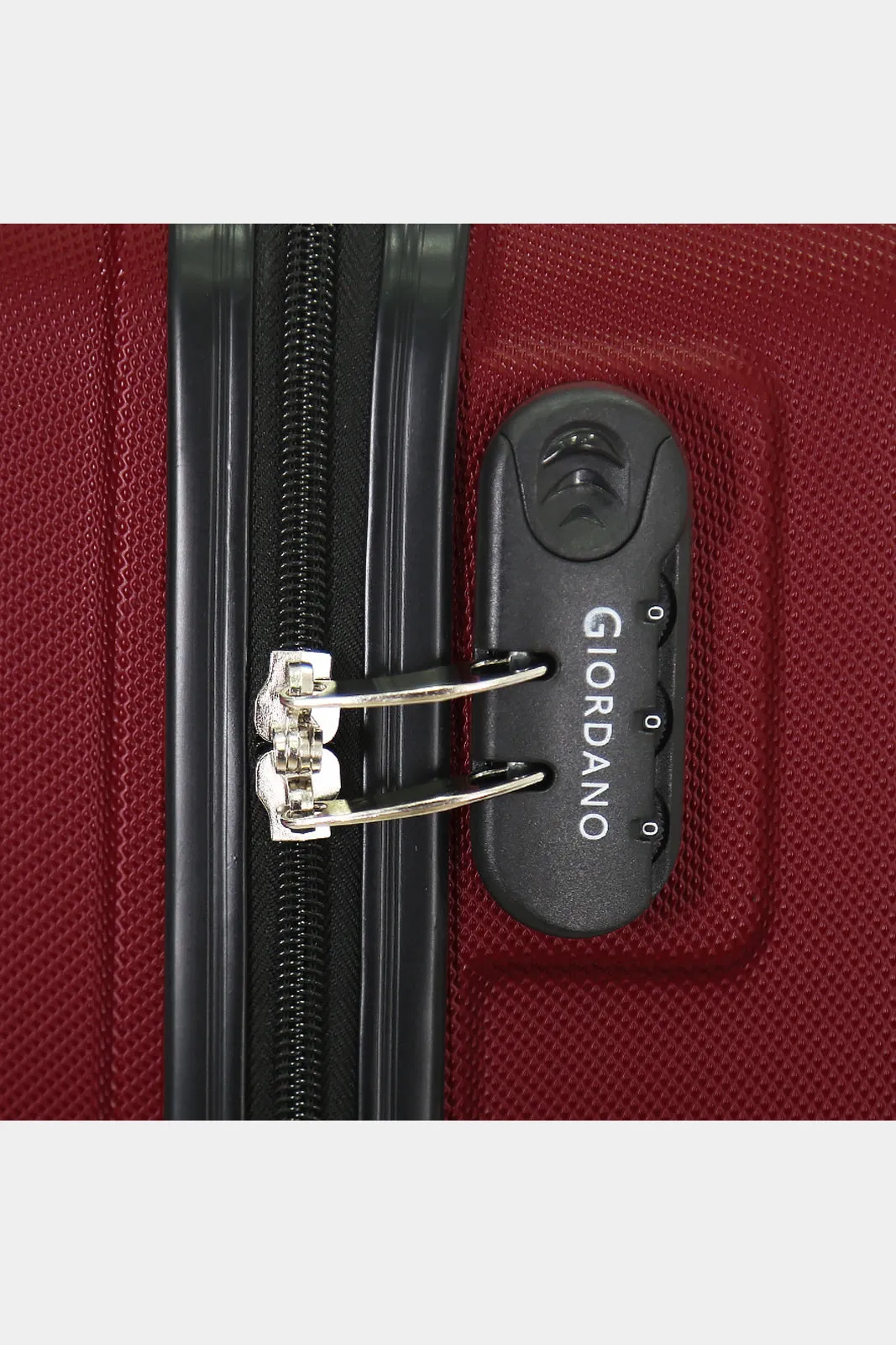 Red Textured 3 Piece Trolley Set With Tsa Lock (20,24,28 Inch) sold by Redtag product image thumbnail 5