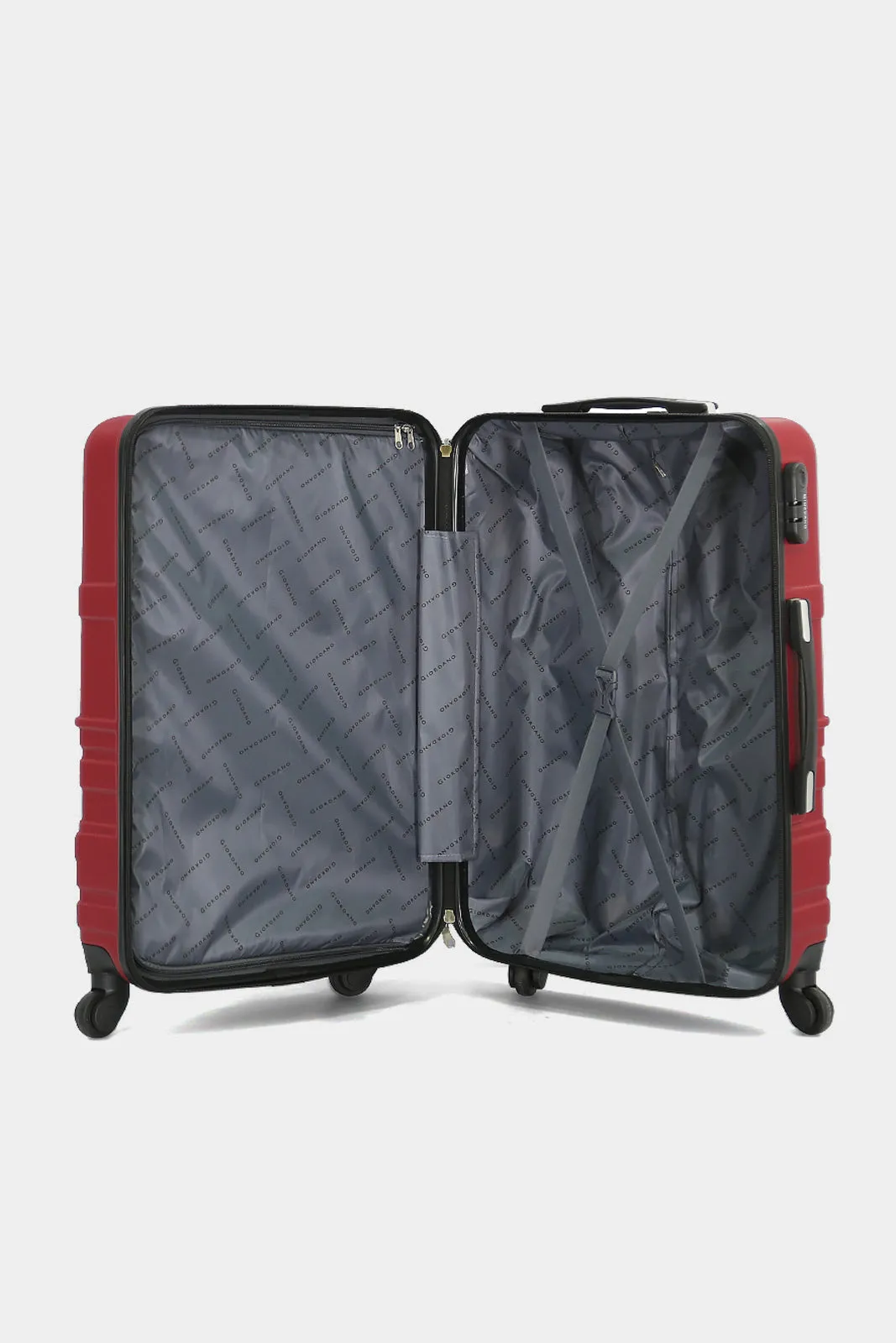 Red Textured 3 Piece Trolley Set With Tsa Lock (20,24,28 Inch) sold by Redtag product image thumbnail 4