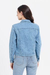 Women Blue Denim Jacket sold by Redtag