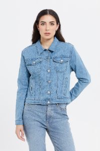 Women Blue Denim Jacket sold by Redtag