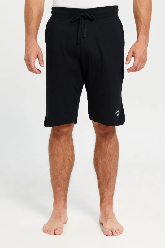 Men Black And Grey Pyjama Short Set (Pack Of 2) sold by Redtag