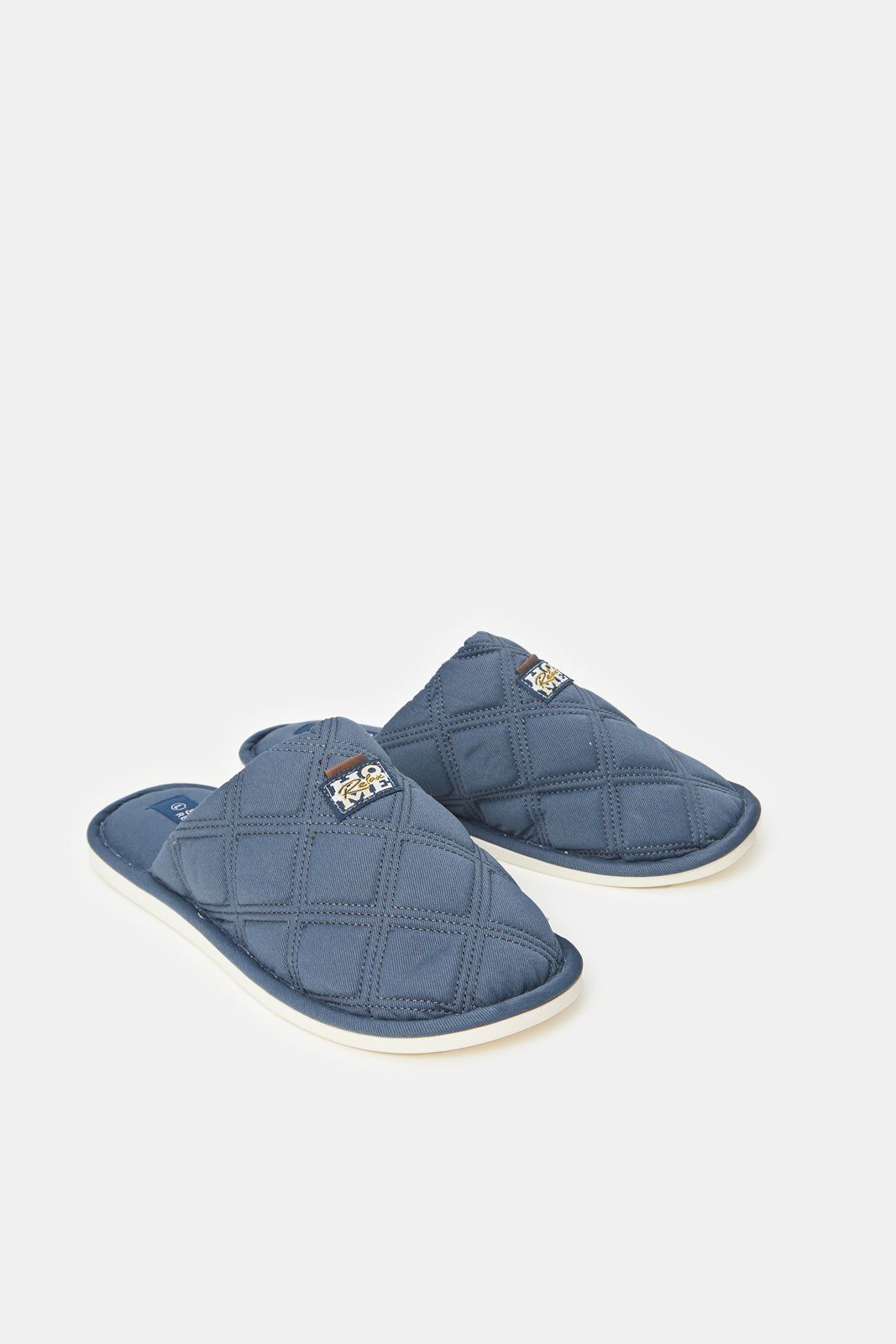 Men Blue Quilted Slippers sold by Redtag product image thumbnail 2
