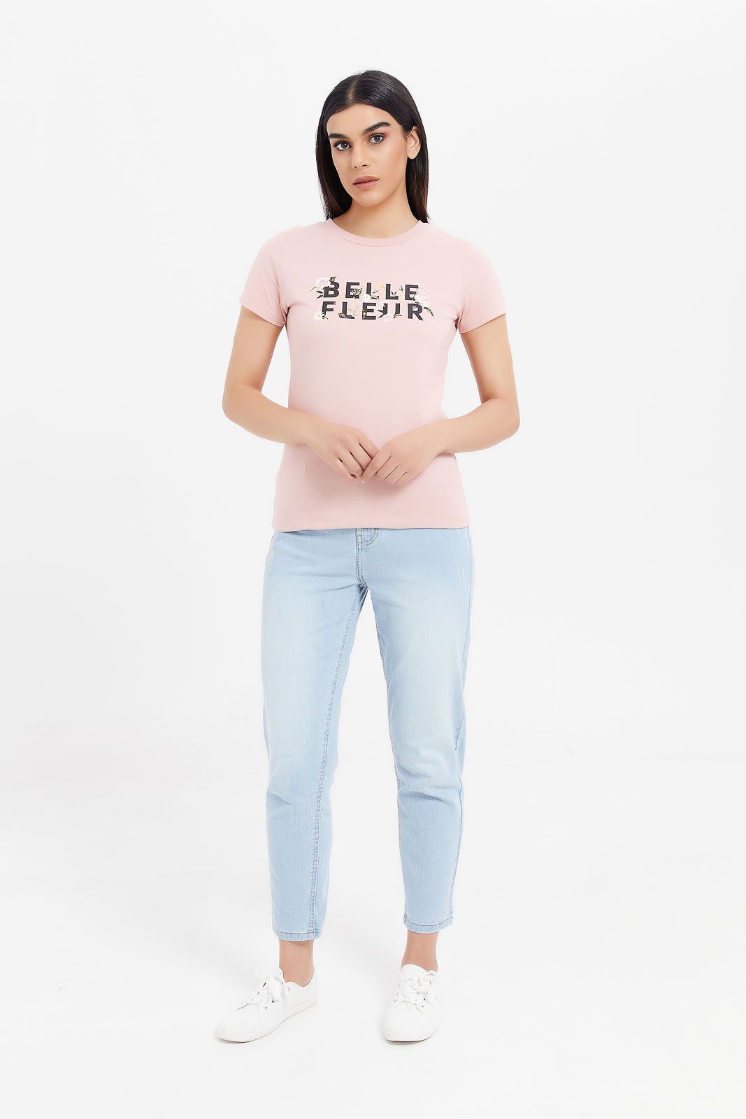 Women Pink Printed T-Shirt sold by Redtag product image thumbnail 2