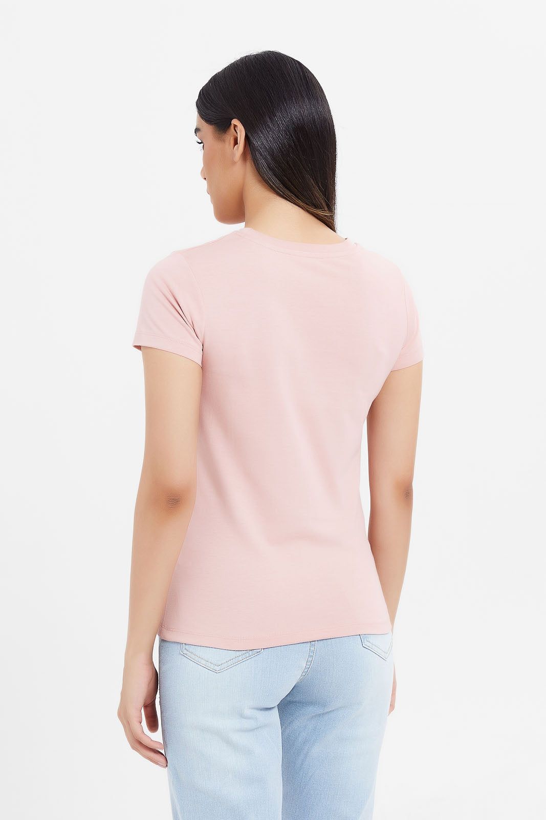 Women Pink Printed T-Shirt sold by Redtag product image thumbnail 3
