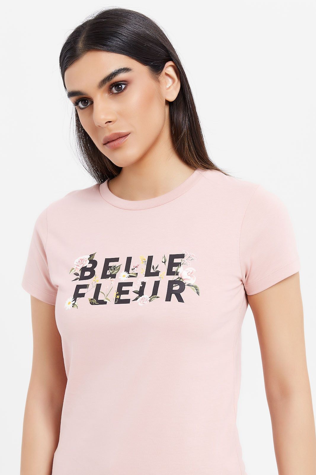 Women Pink Printed T-Shirt sold by Redtag product image thumbnail 4