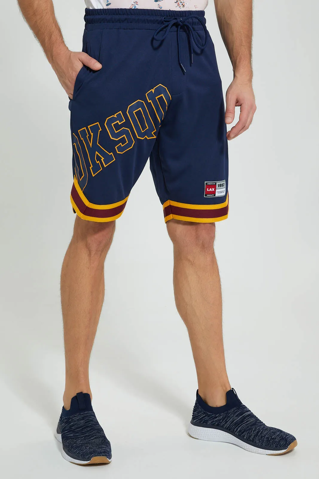 Navy Sports Short sold by Redtag