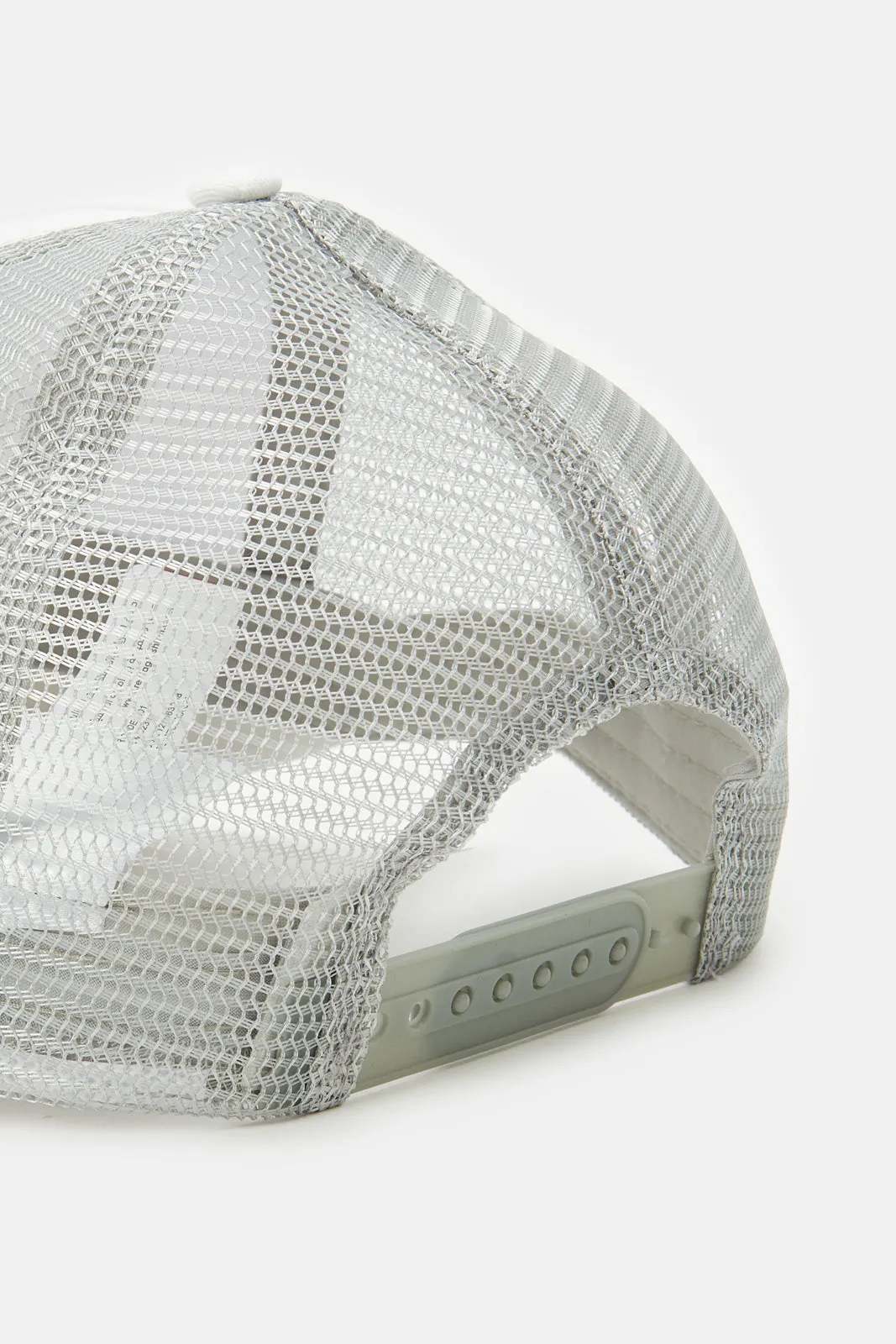 Men White Cap With Patch sold by Redtag product image thumbnail 3