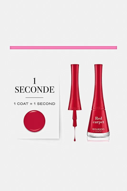 Bourjois 1 Seconde Nail Polish Colour 10-  Red Carpet made by Redtag