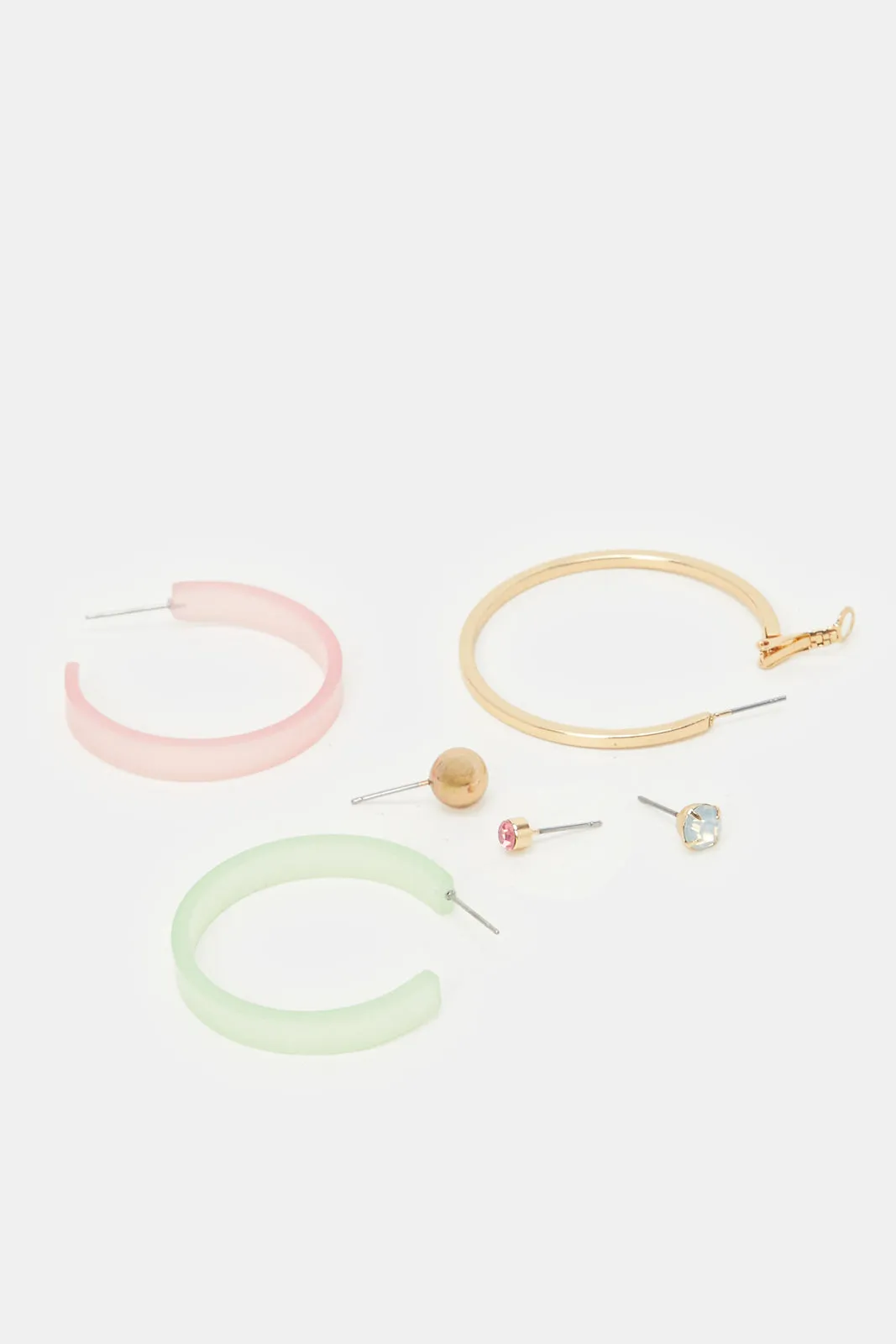 Women Assorted Embellished Earrings Set (6 Pairs) sold by Redtag product image thumbnail 2