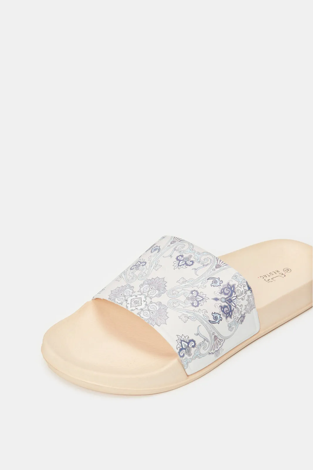 Women Pink Slide With Floral Print sold by Redtag product image thumbnail 3