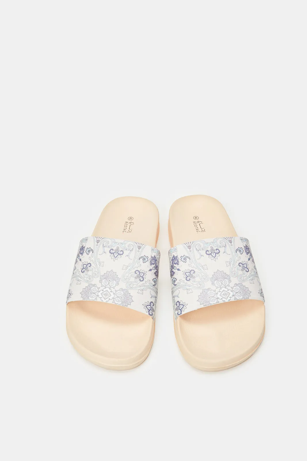 Women Pink Slide With Floral Print sold by Redtag product image thumbnail 2