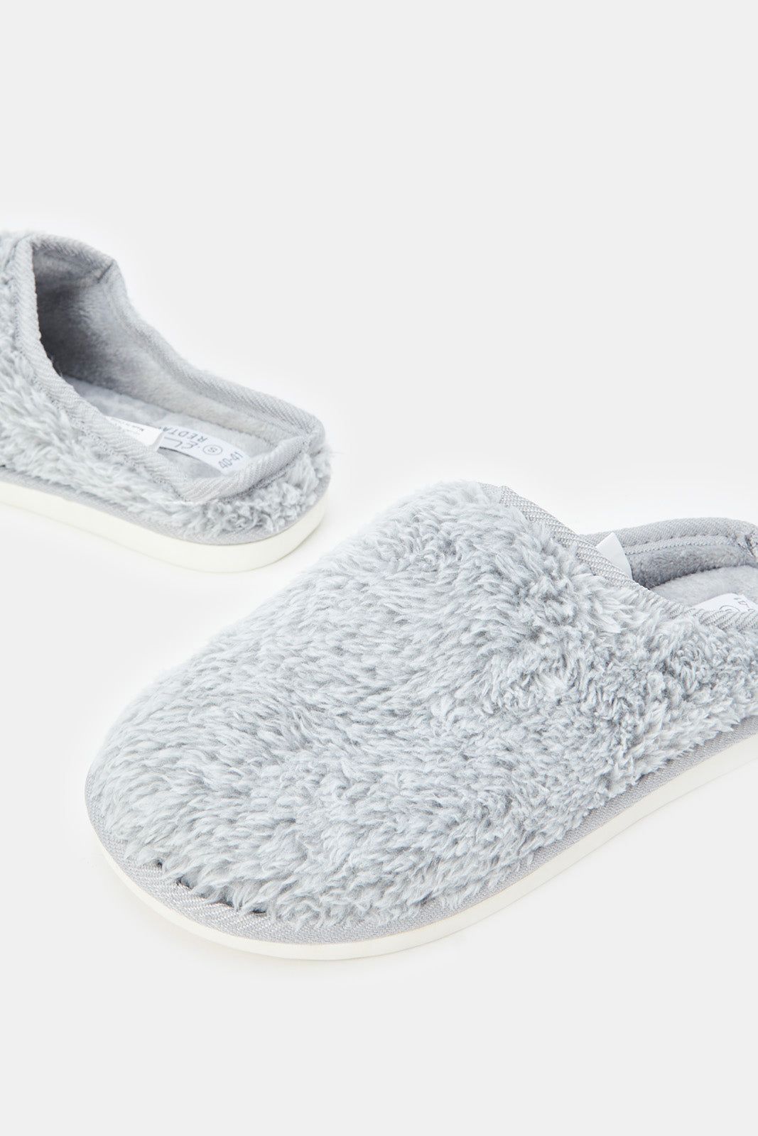 Men Grey Mule Slippers sold by Redtag product image thumbnail 3