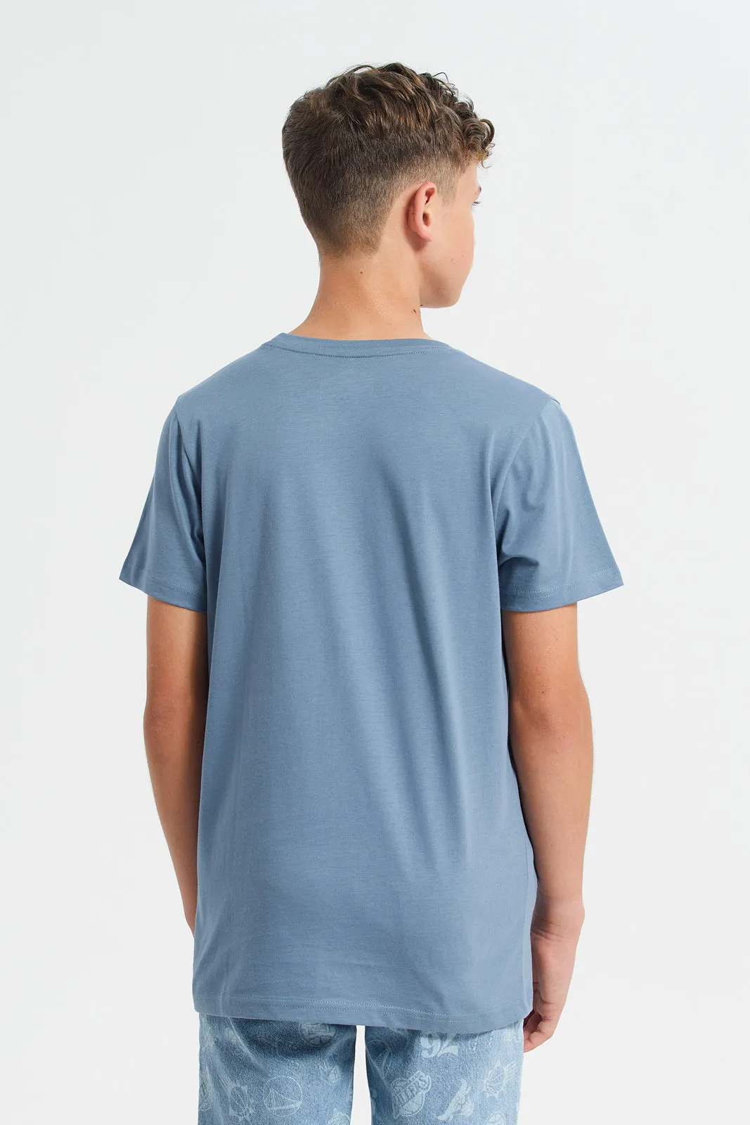 Pet Blue Short Sleeve Graphic Tee sold by Redtag product image thumbnail 3