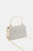 Women Gold Embellished Handle Evening Clutch sold by Redtag