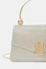 Women Gold Embellished Handle Evening Clutch sold by Redtag
