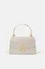 Women Gold Embellished Handle Evening Clutch sold by Redtag