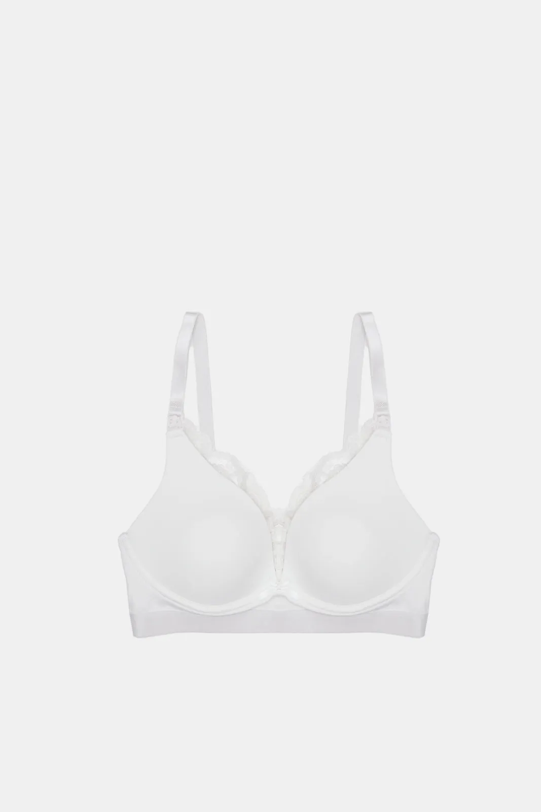 Women Pink And White Nursing Bra Set (Pack Of 2) sold by Redtag