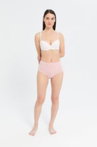 Women Pink And Ivory Lace Padded T-Shirt Bra Set (Pack of 2) sold by Redtag