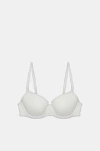 Women Pink And Ivory Lace Padded T-Shirt Bra Set (Pack of 2) sold by Redtag