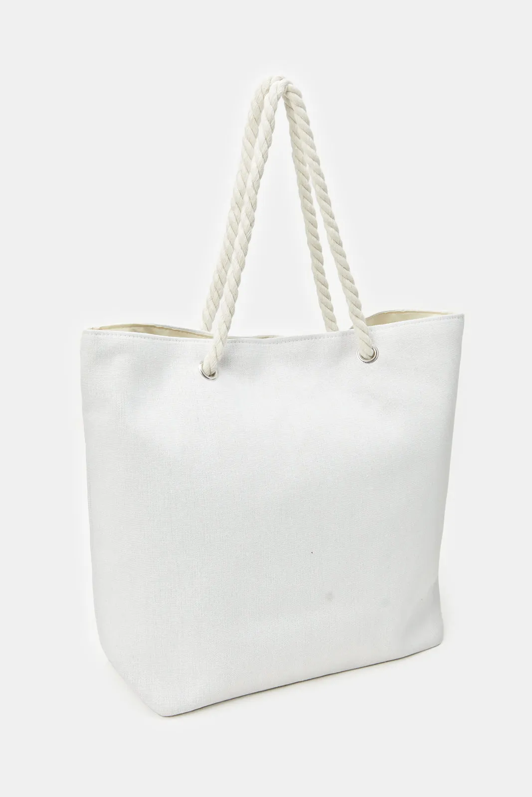 Women Beige Beach This Way Bag sold by Redtag product image thumbnail 2