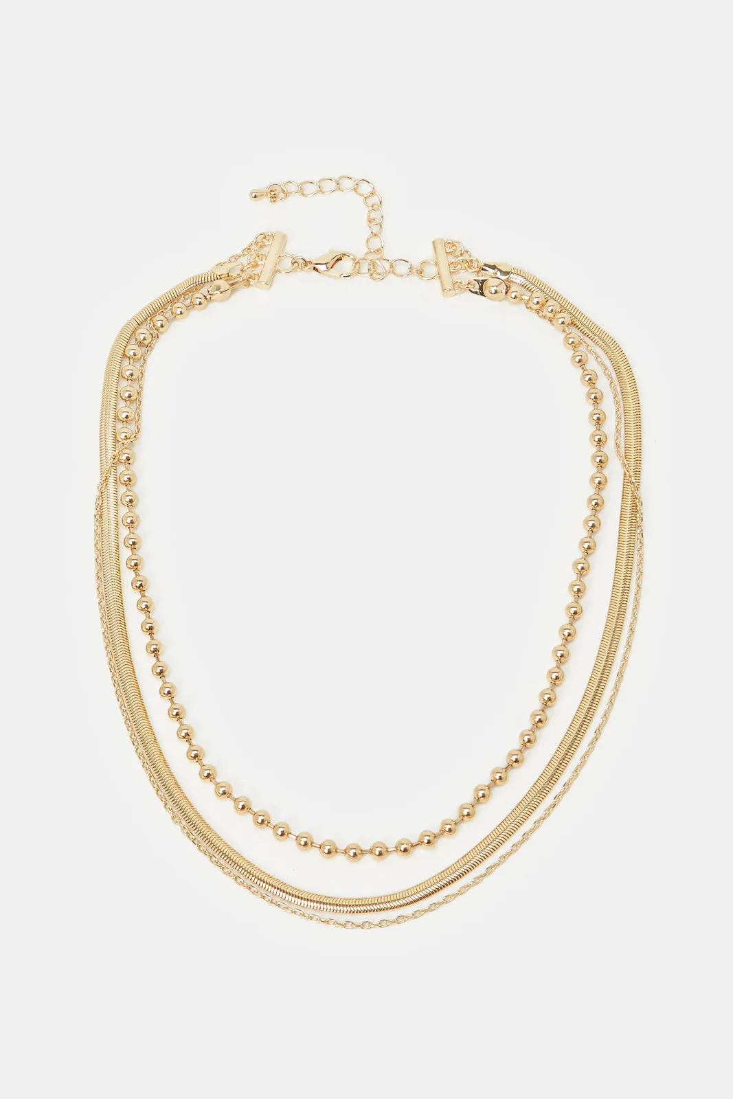 Women Gold Layered Necklace sold by Redtag