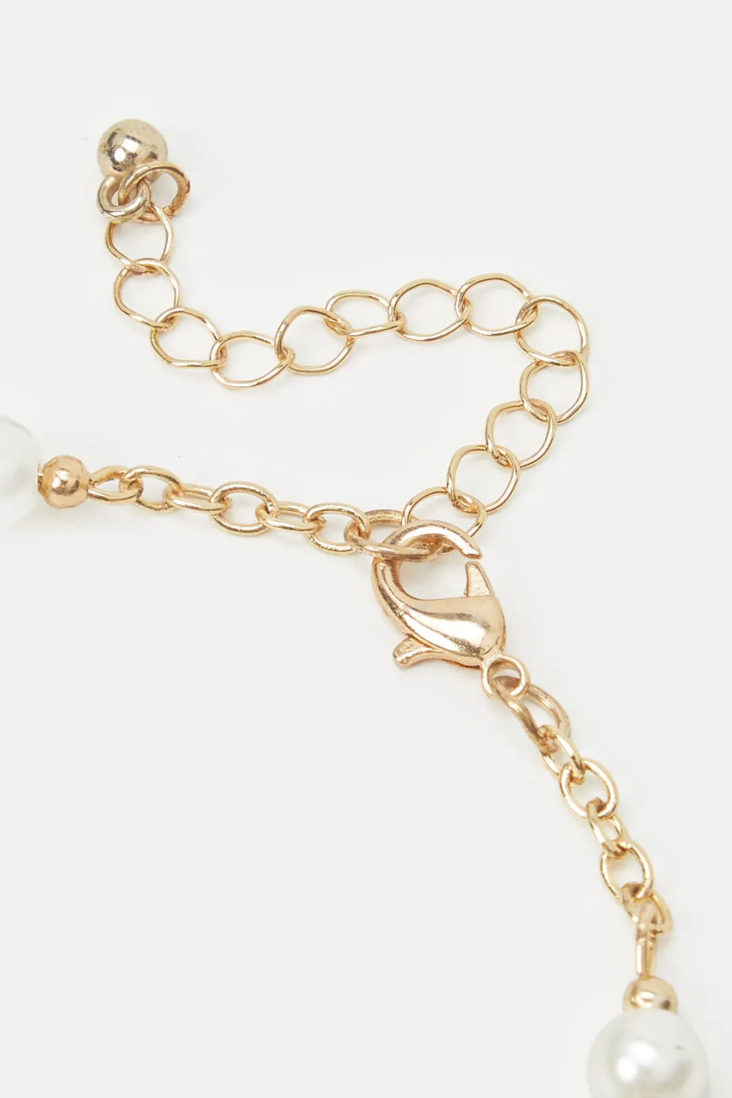 Women Gold Embellished Necklace And Bracelet Set (2 Piece) sold by Redtag product image thumbnail 5