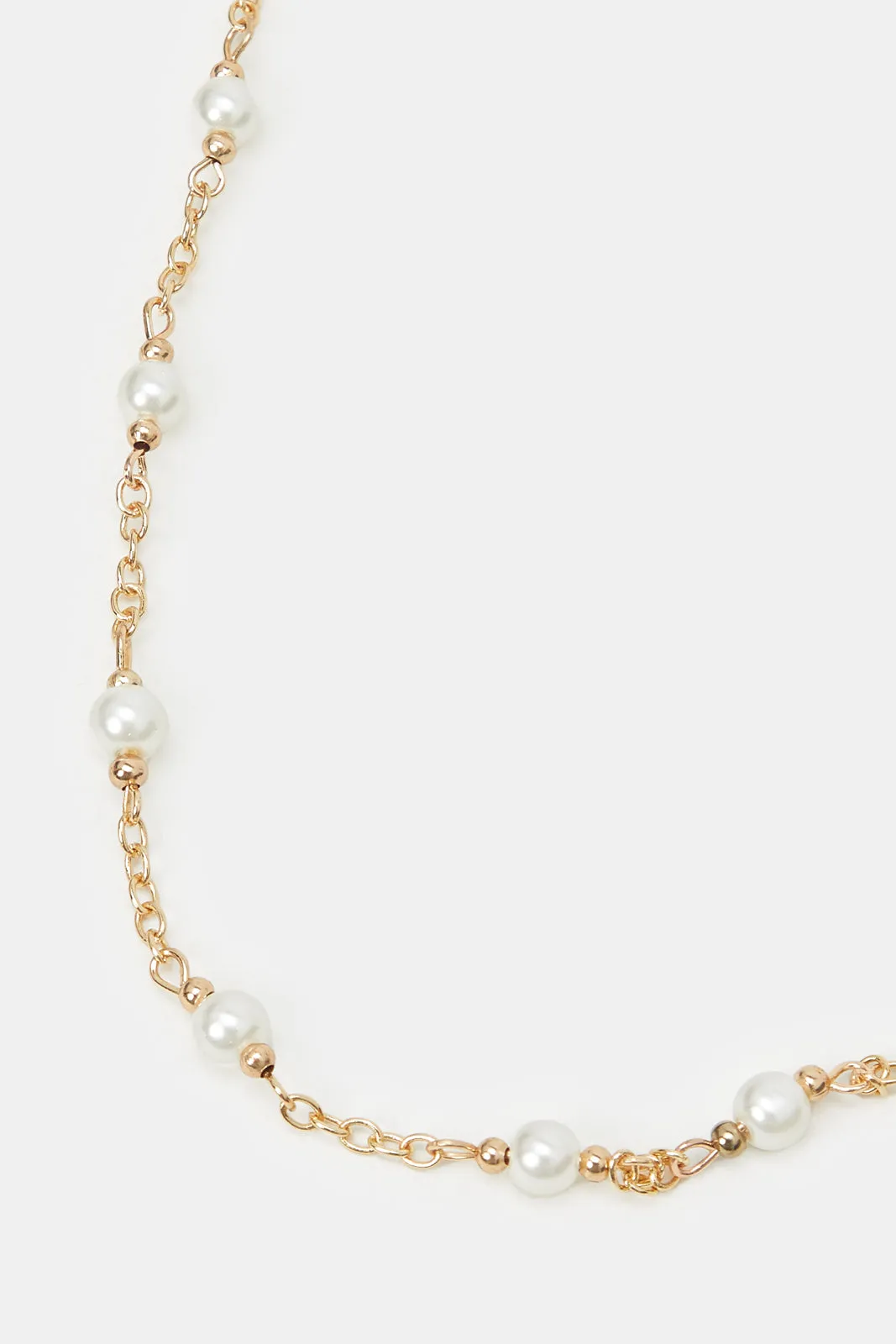 Women Gold Embellished Necklace And Bracelet Set (2 Piece) sold by Redtag product image thumbnail 2