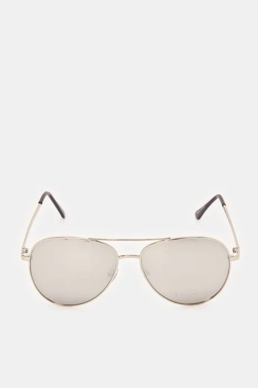 Men Black Aviator Sunglasses sold by Redtag