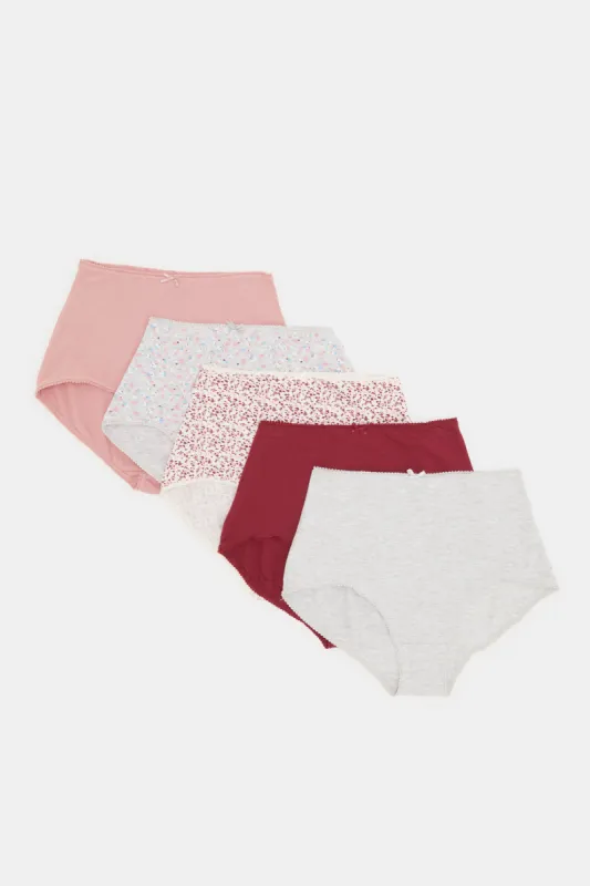 Women Assorted Full Brief Set (Pack Of 5) sold by Redtag