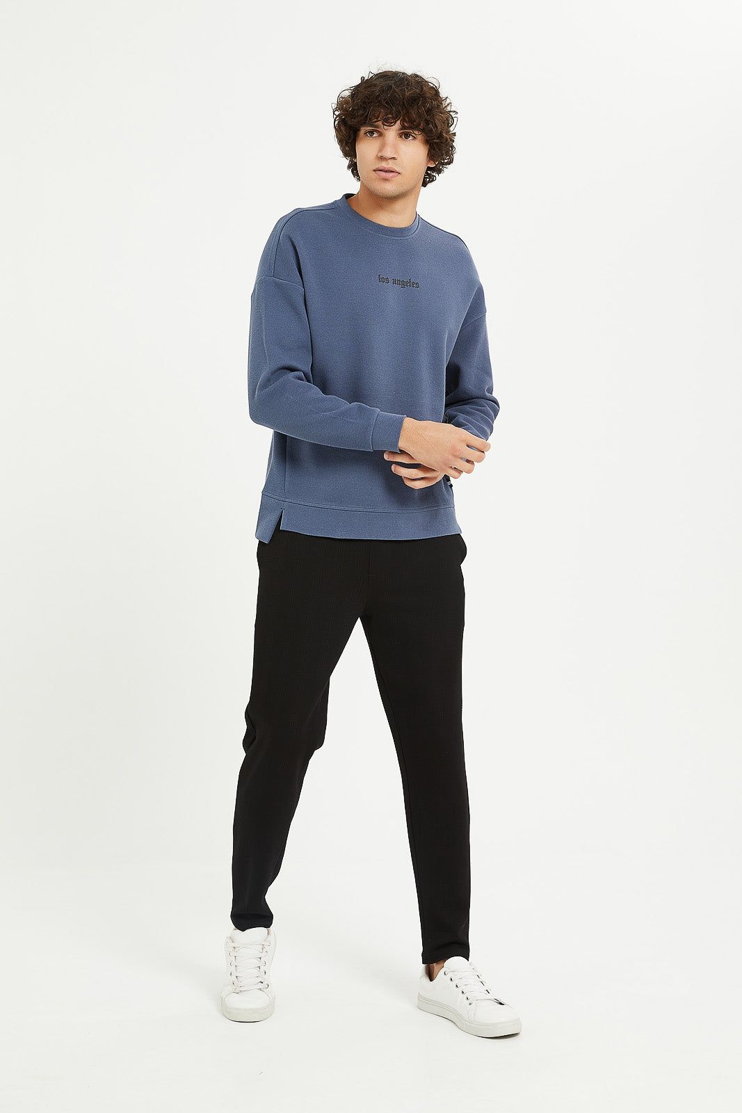 Men Black Pull On Jog Trousers sold by Redtag product image thumbnail 2