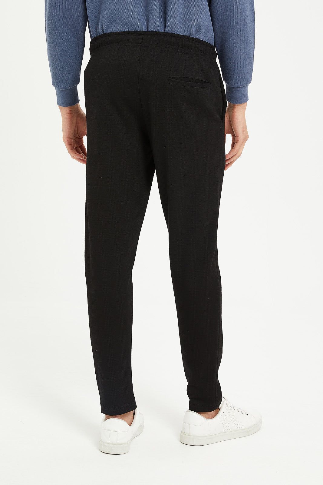 Men Black Pull On Jog Trousers sold by Redtag product image thumbnail 3