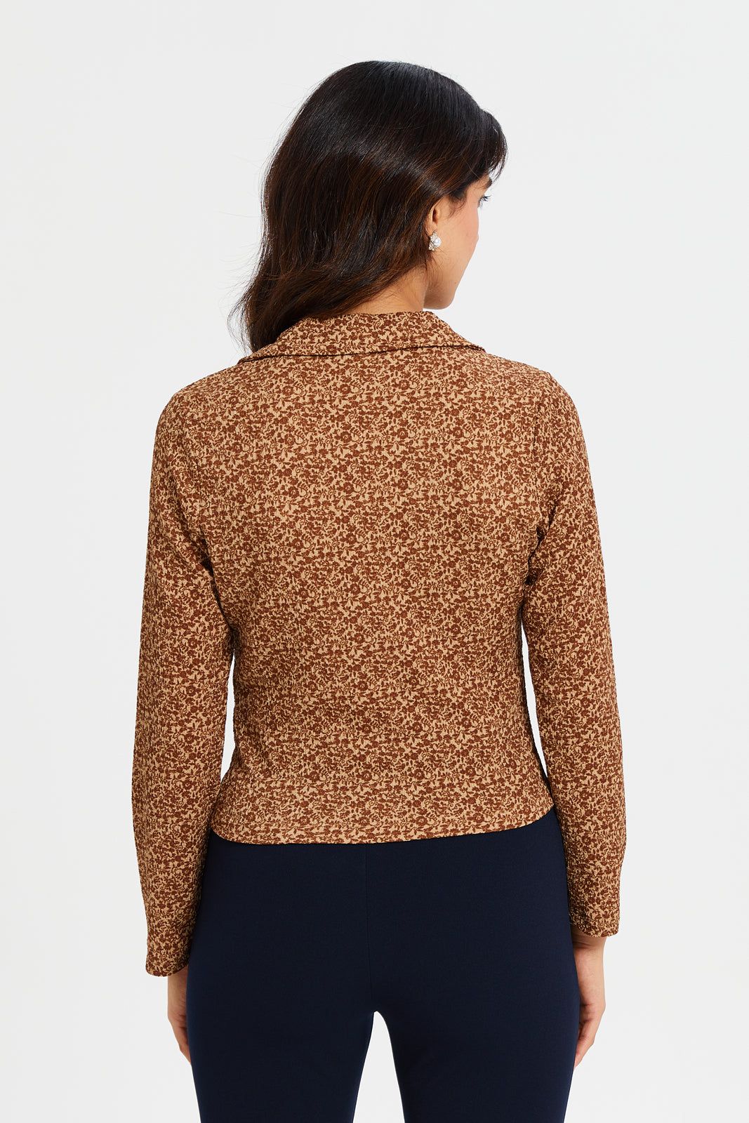 Women Brown Printed Top sold by Redtag product image thumbnail 3