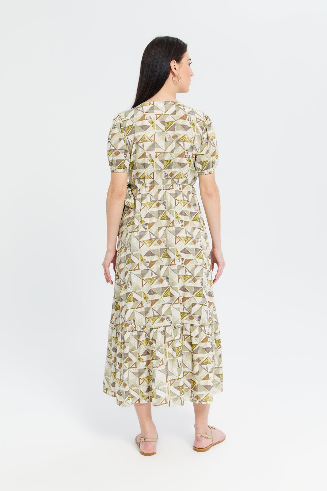Women Beige Printed Dress sold by Redtag product image thumbnail 3