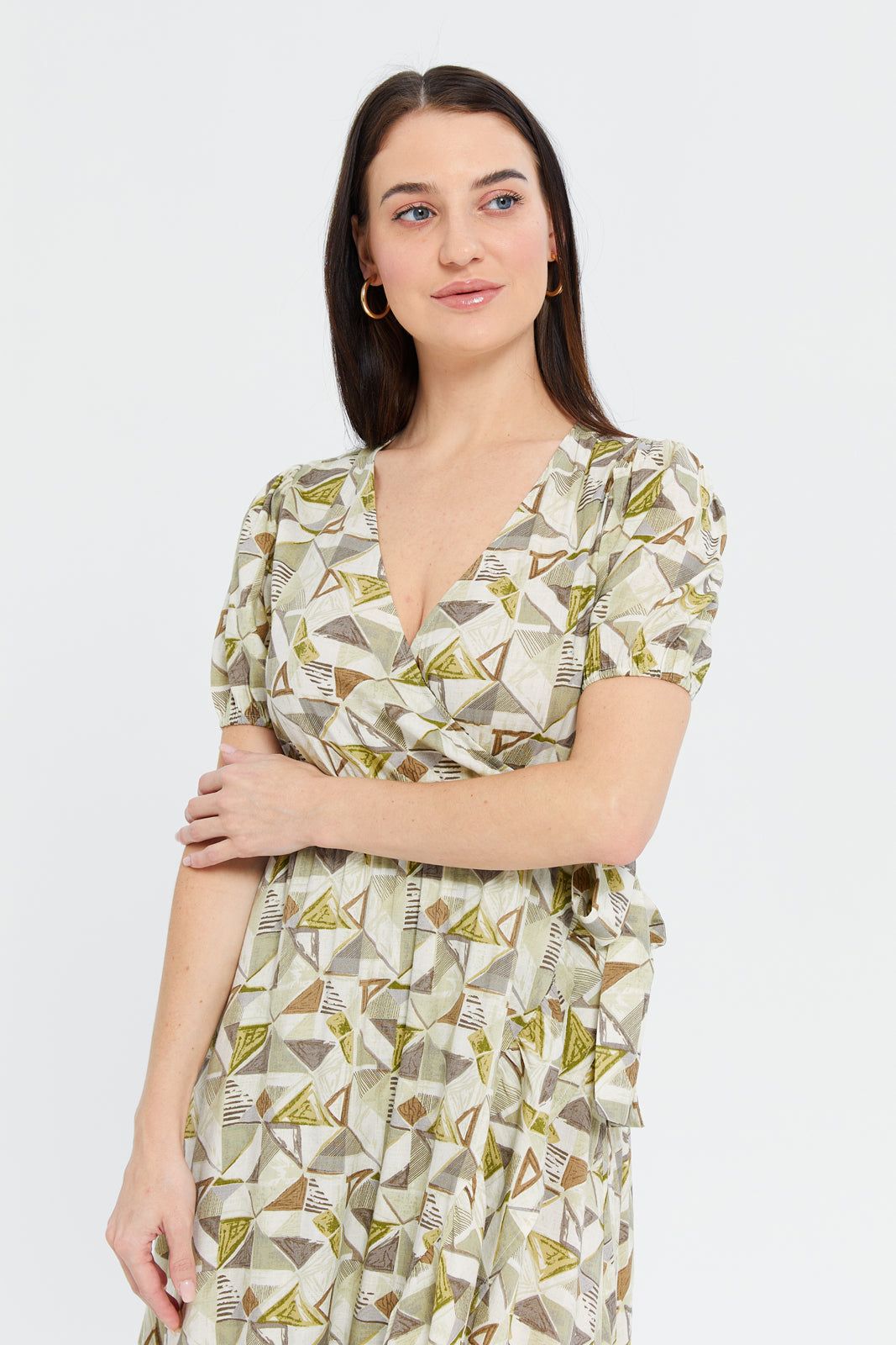 Women Beige Printed Dress sold by Redtag product image thumbnail 2